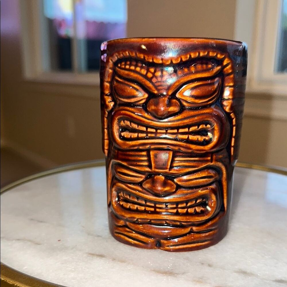Tiki Face Ceramic Mug